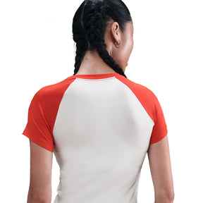 Áo Tay Ngắn Thể Thao Thời Trang Nữ Nike As W Nsw Nk Chll Knt Tee Rgln
