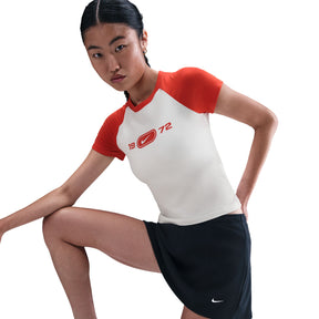 Áo Tay Ngắn Thể Thao Thời Trang Nữ Nike As W Nsw Nk Chll Knt Tee Rgln