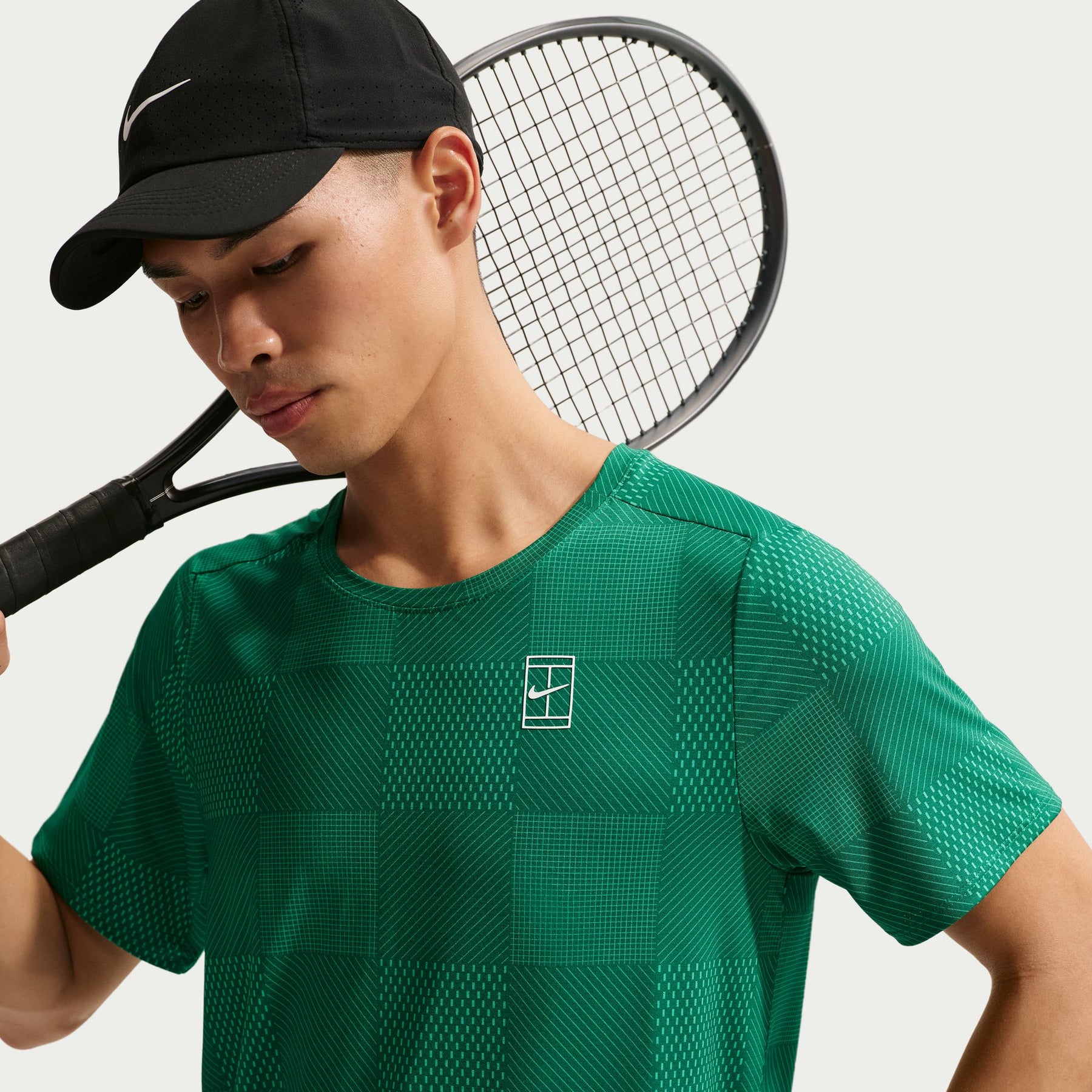 Áo Tay Ngắn Thể Thao Quần Vợt/ Pickleball Nam Nike As M Nkct Df Advtg Top Print
