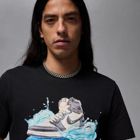 Áo Tay Ngắn Thể Thao Thời Trang Nam Nike M J Flt Ess Aj1 Ss Crew