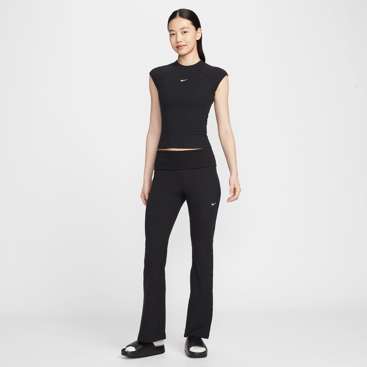 Áo Tay Ngắn Thể Thao Thời Trang Nữ Nike As W Nsw Chill Knit Rib Ss Top