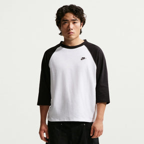 Áo Tay Ngắn Thể Thao Thời Trang Nam Nike As M Nk Club 3/4 Raglan Top