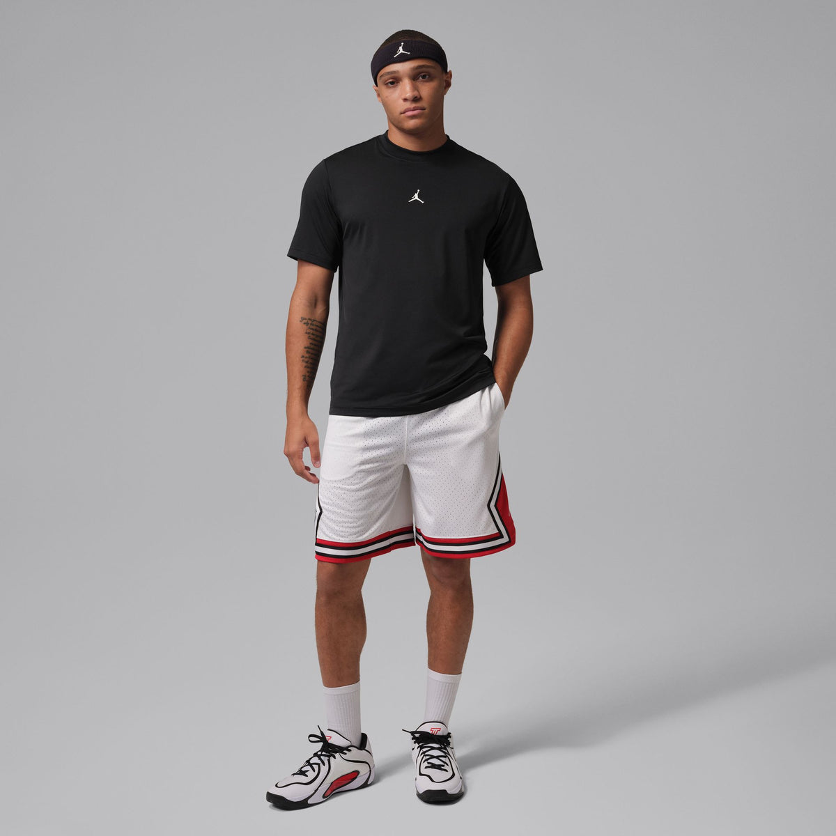 Áo Tay Ngắn Thể Thao Bóng Rổ Nam Nike M J Df Spt Ess Ss Top