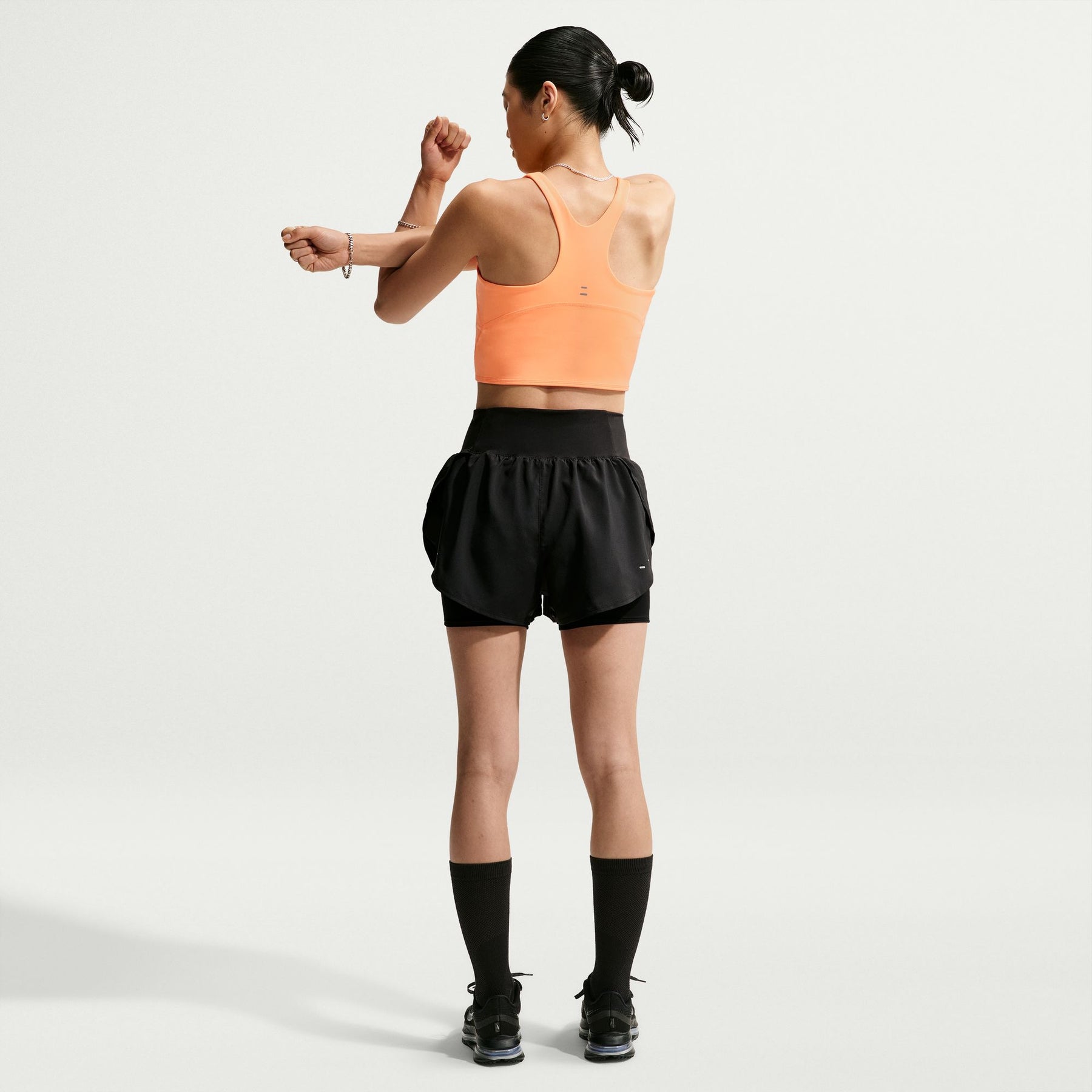 Quần Ngắn Thể Thao Chạy Bộ Nữ Nike As W Nk Flow Df Hr 2N1 Shrt