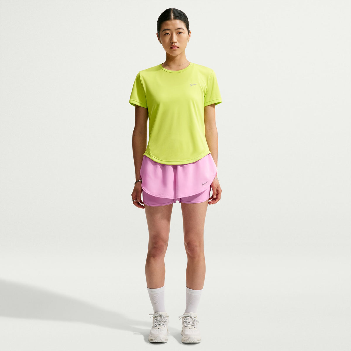 Quần Ngắn Thể Thao Chạy Bộ Nữ Nike As W Nk Flow Df Hr 2N1 Shrt