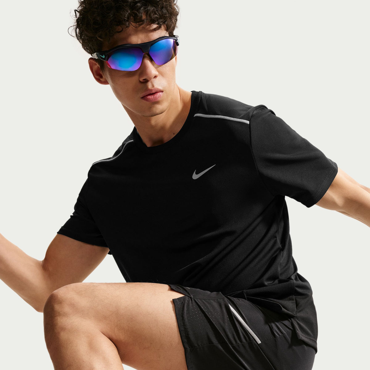 Áo Tay Ngắn Thể Thao Chạy Bộ Nam Nike As M Nk Df Uv Miler Ss
