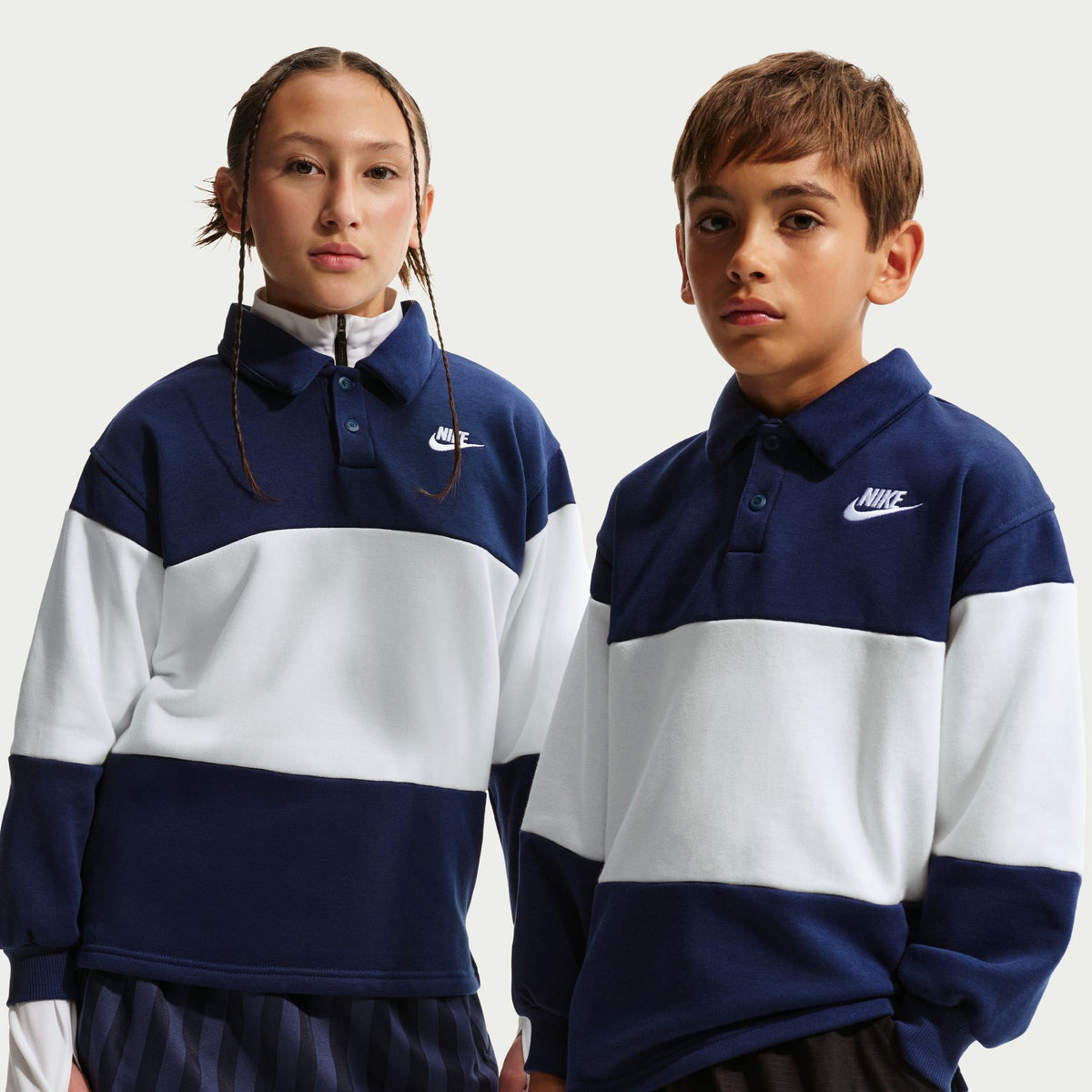 Áo Polo Tay Dài Thể Thao Thời Trang Trẻ Em Unisex Nike K Nsw Club Rubgy Ft Lbr