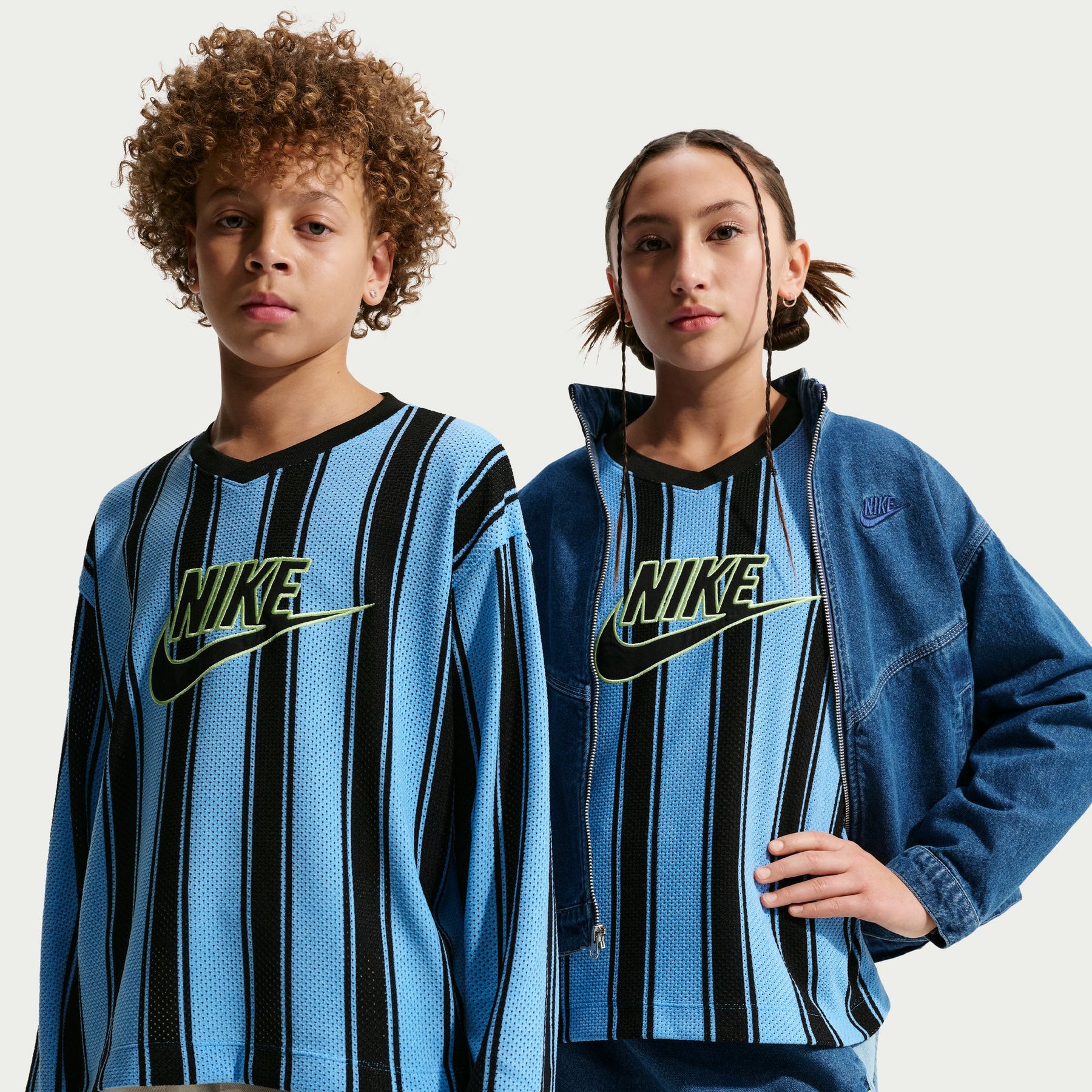 Áo Tay Dài Thể Thao Thời Trang Trẻ Em Nike K Nsw Mesh Jersey Ls Top