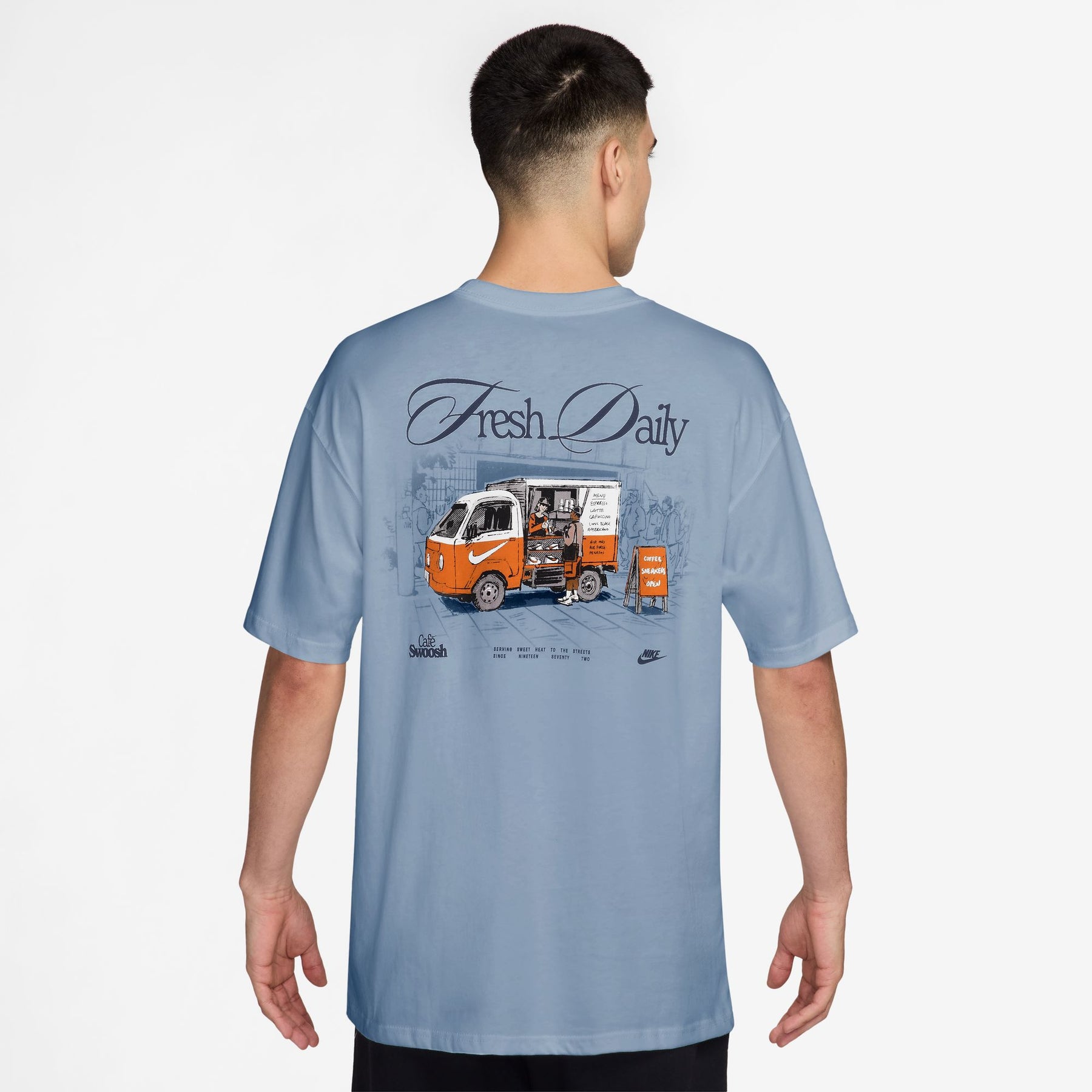 Áo Tay Ngắn Thể Thao Thời Trang Nam Nike As U Nsw Tee Lse Cafe Swoosh V