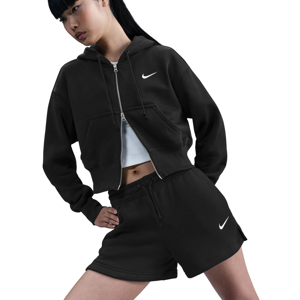 Quần Ngắn Thể Thao Thời Trang Nữ Nike As W Nsw Phnx Flc Mr Std 4In S