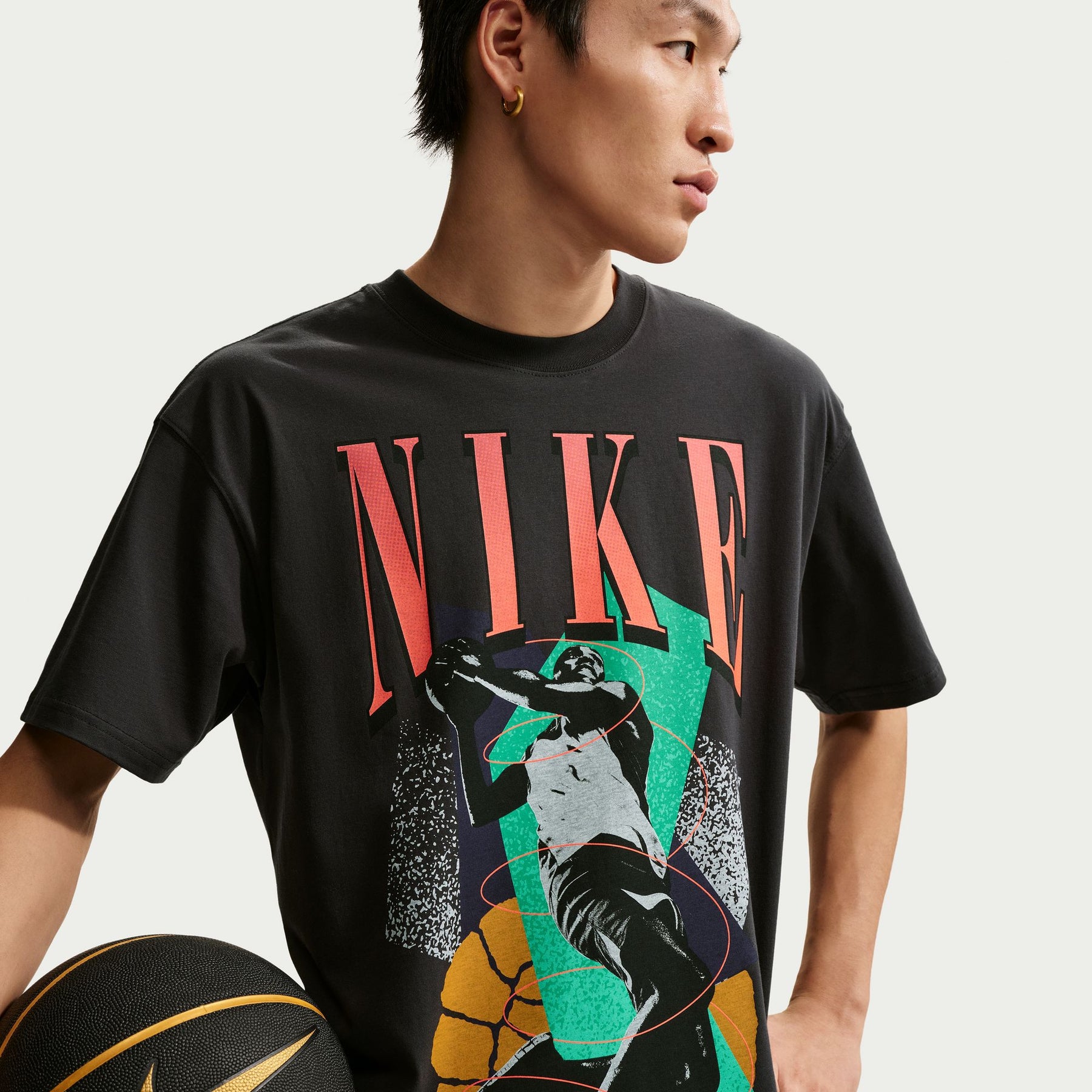 Áo Tay Ngắn Thể Thao Bóng Rổ Nam Nike As M Nk Tee Lse Oc