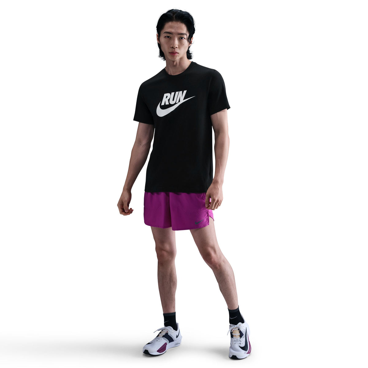 Áo Tay Ngắn Thể Thao Chạy Bộ Nam Nike As M Nk Df Tee Run Swoosh