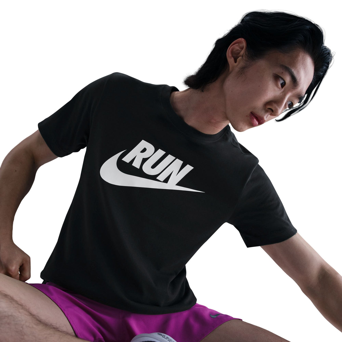 Áo Tay Ngắn Thể Thao Chạy Bộ Nam Nike As M Nk Df Tee Run Swoosh