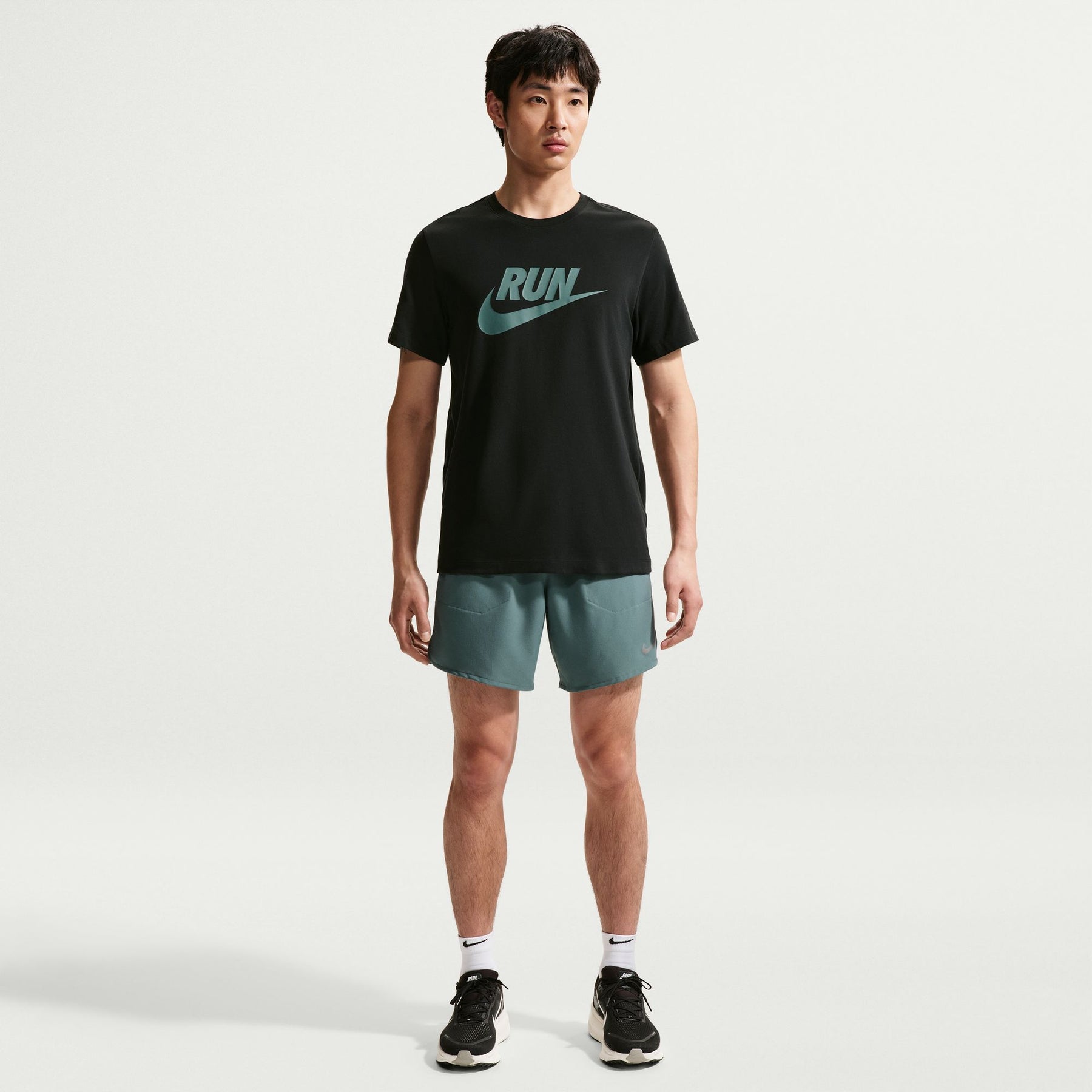 Áo Tay Ngắn Thể Thao Chạy Bộ Nam Nike As M Nk Df Tee Run Swoosh