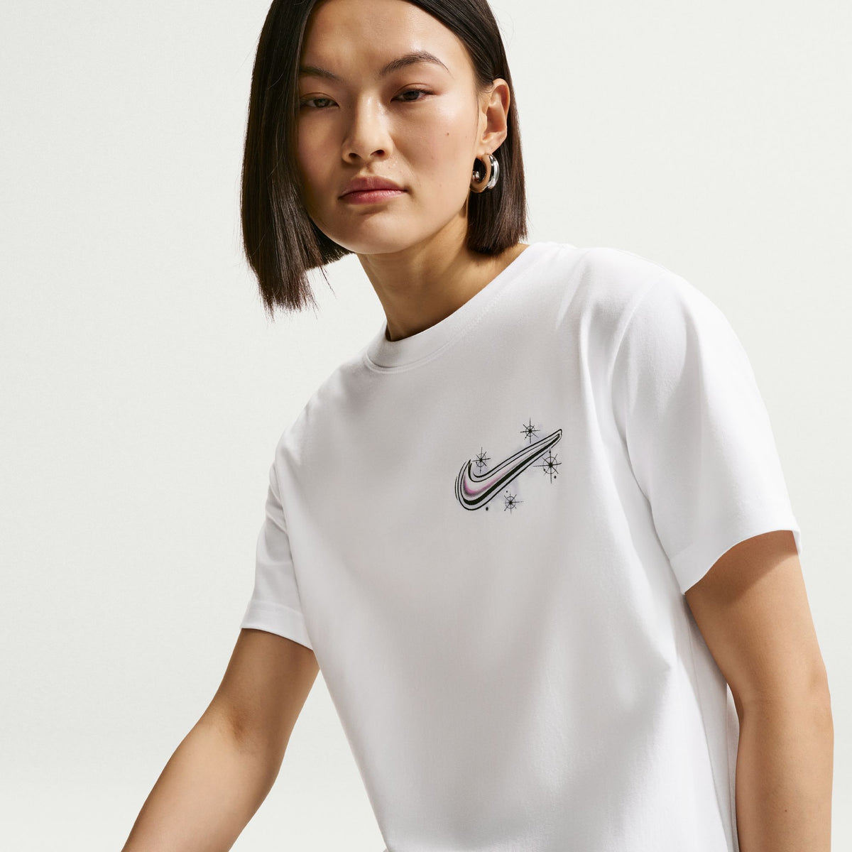 Áo Tay Ngắn Thể Thao Thời Trang Nữ Nike As W Nsw Clsc Bf Arbrsh Bttr T