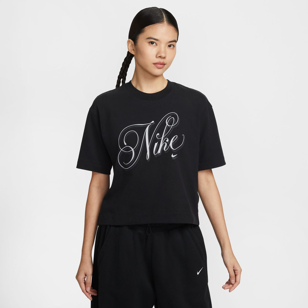 Áo Tay Ngắn Thể Thao Thời Trang Nữ Nike As W Nsw Ss Tee Boxy Script