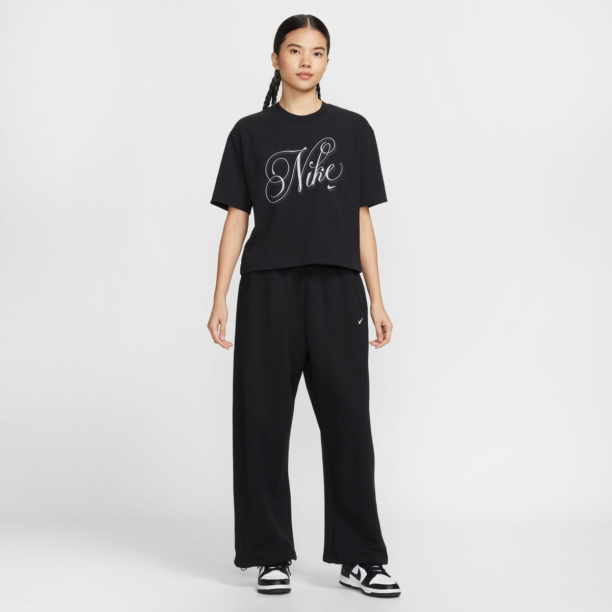 Áo Tay Ngắn Thể Thao Thời Trang Nữ Nike As W Nsw Ss Tee Boxy Script