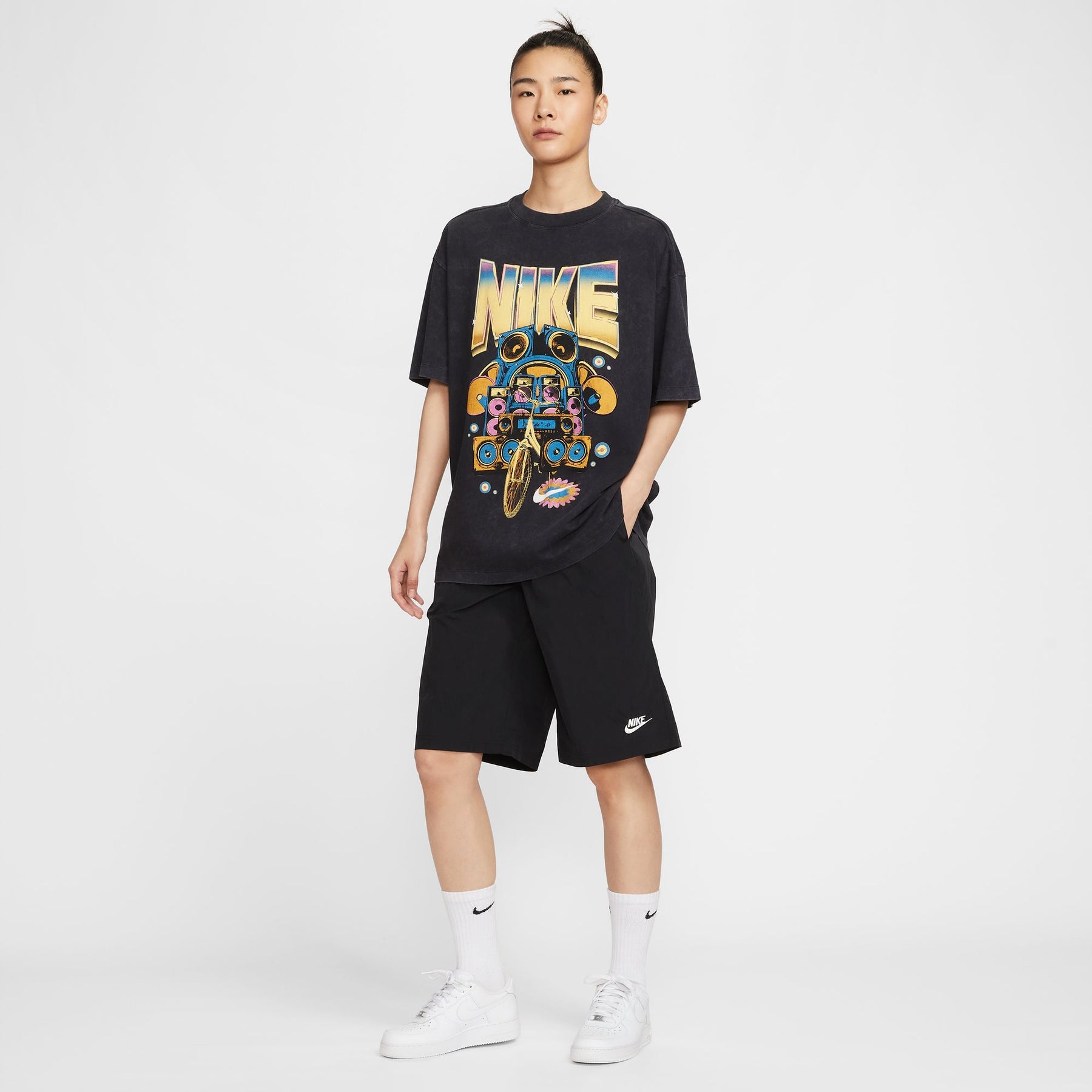 Quần Ngắn Thể Thao Thời Trang Nữ Nike As W Nsw Longline Short Spd