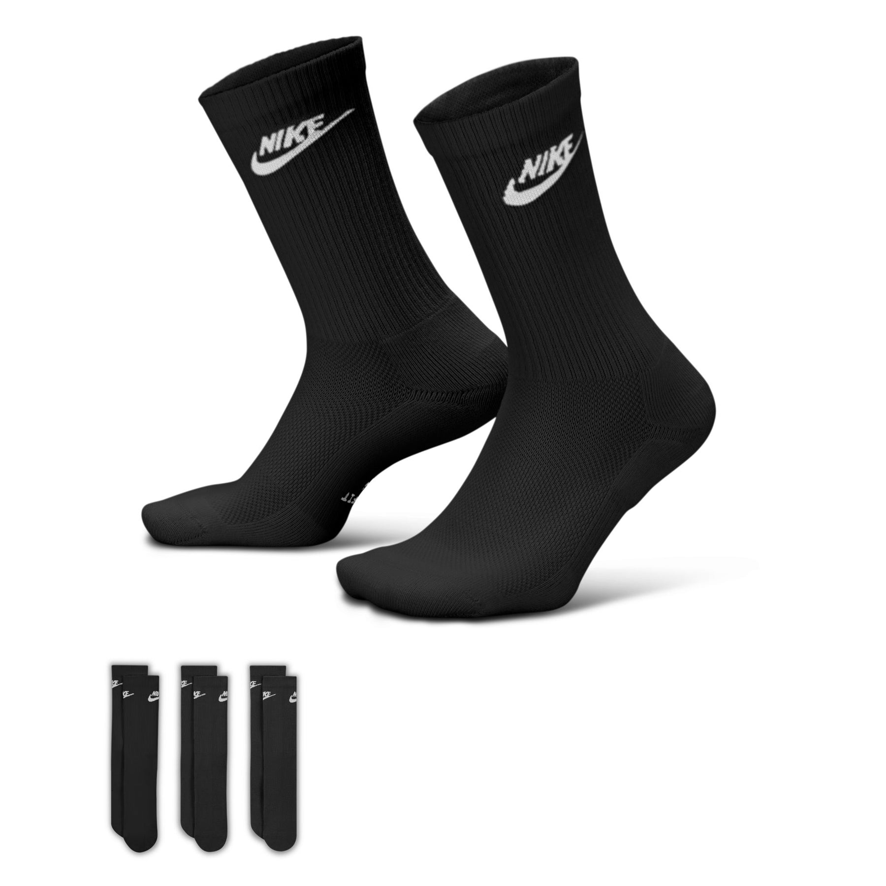 Vớ Thể Thao Thời Trang Unisex Nike U Nk Ed Elvd Crw 3P Futra -144 (3 Đôi)