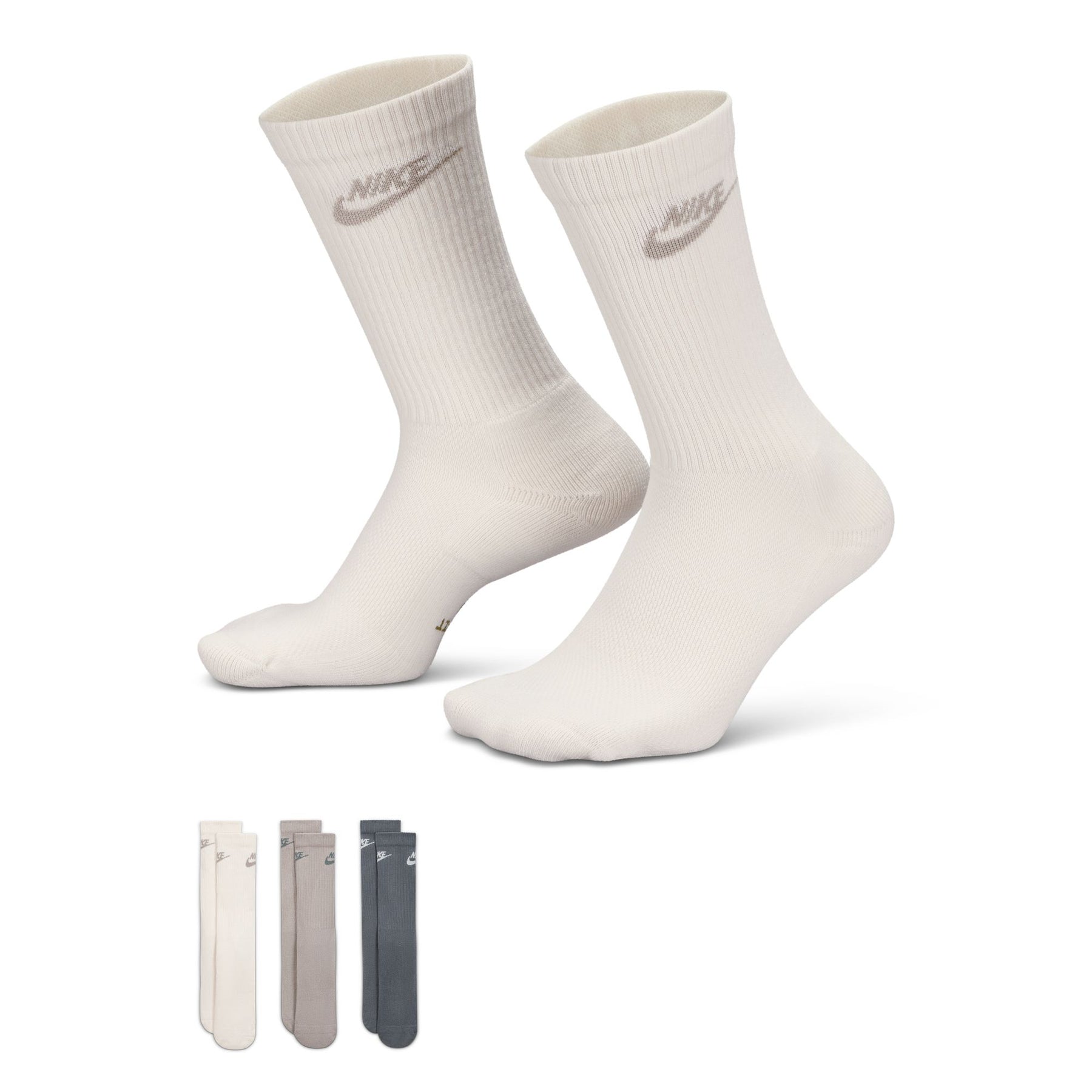 Vớ Thể Thao Thời Trang Unisex Nike U Nk Ed Elvd Crw 3P Futra -144 (3 Đôi)