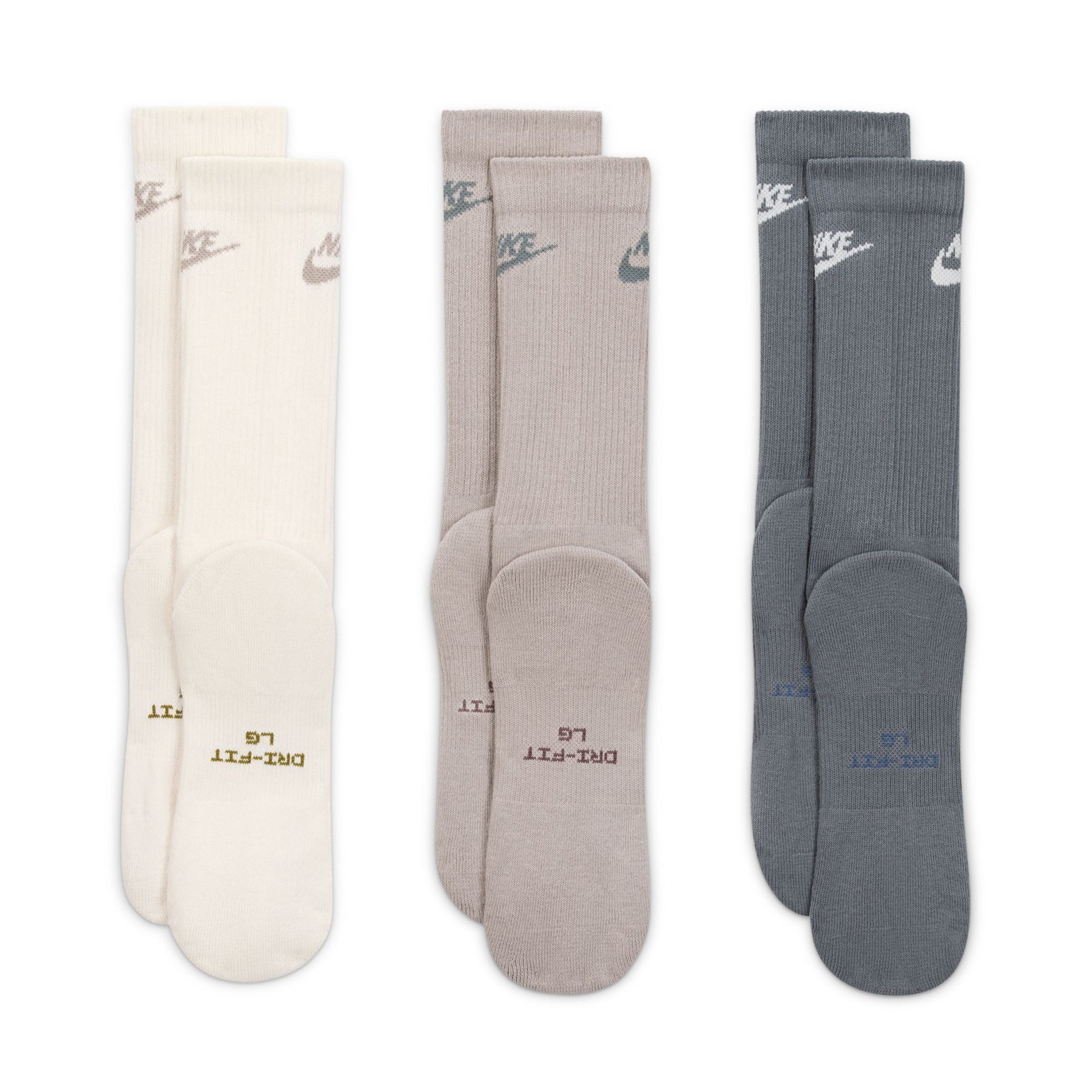 Vớ Thể Thao Thời Trang Unisex Nike U Nk Ed Elvd Crw 3P Futra -144 (3 Đôi)