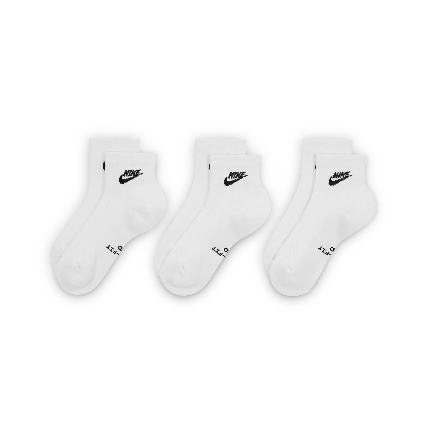 Vớ Thể Thao Thời Trang Unisex Nike U Nk Ed Elvd Ank 3P Futra -144 (3 Đôi)