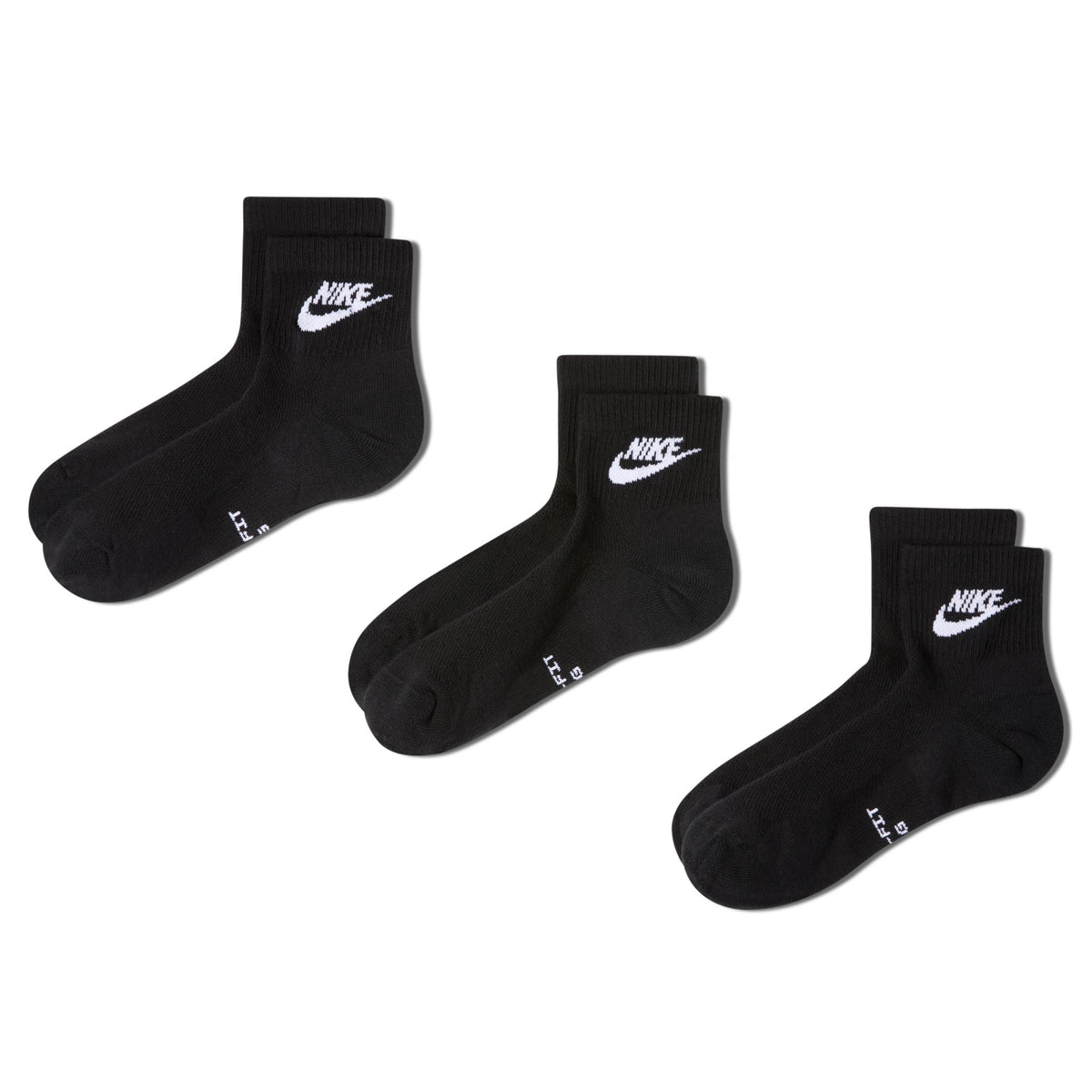Vớ Thể Thao Thời Trang Unisex Nike U Nk Ed Elvd Ank 3P Futra -144 (3 Đôi)