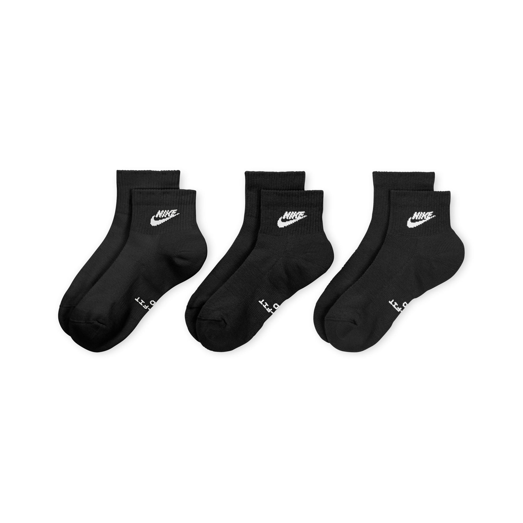 Vớ Thể Thao Thời Trang Unisex Nike U Nk Ed Elvd Ank 3P Futra -144 (3 Đôi)