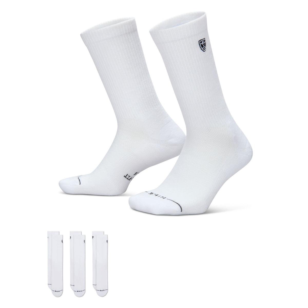 Vớ Thể Thao Thời Trang Unisex Nike U Nk Ed Elvd Crw 3P Golf-144 (3 Đôi)