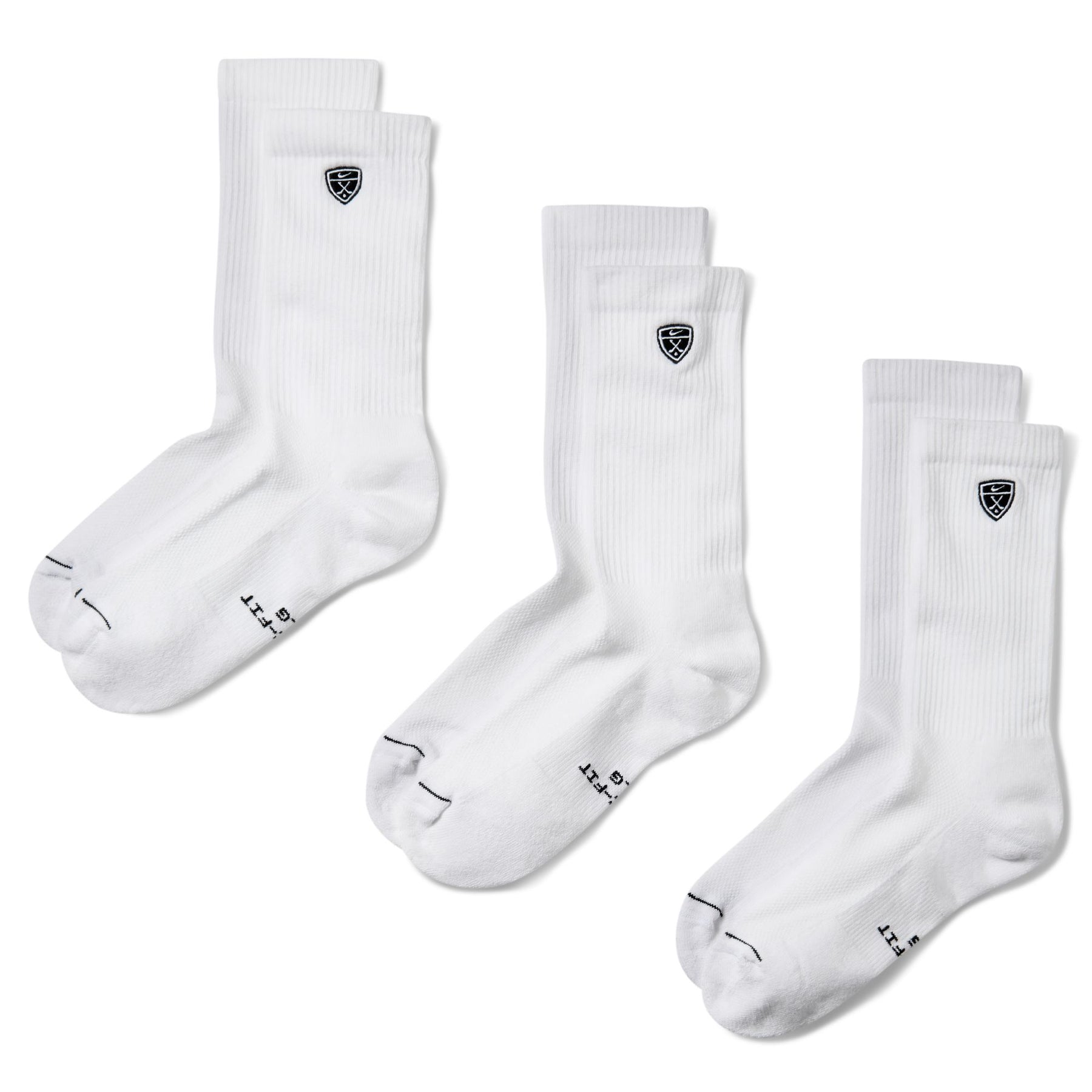 Vớ Thể Thao Thời Trang Unisex Nike U Nk Ed Elvd Crw 3P Golf-144 (3 Đôi)