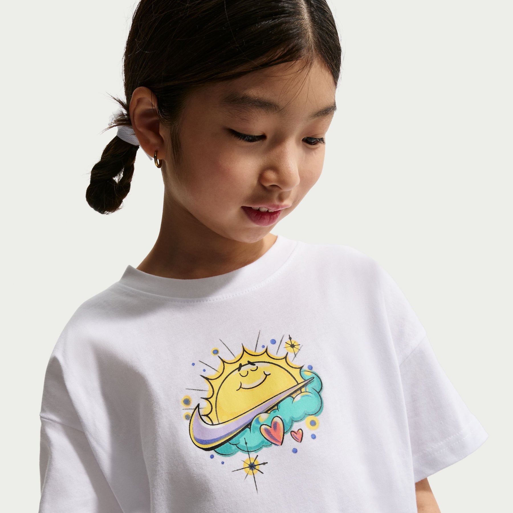 Áo Tay Ngắn Thể Thao Thời Trang Trẻ Em Nike G Nsw Tee Oc Boy Airbrush