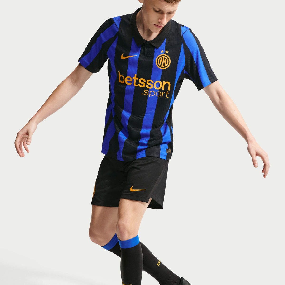 Áo Tay Ngắn Thể Thao Bóng Đá Nam Nike Inter Mnk Dfadv Jsyss Match Hm