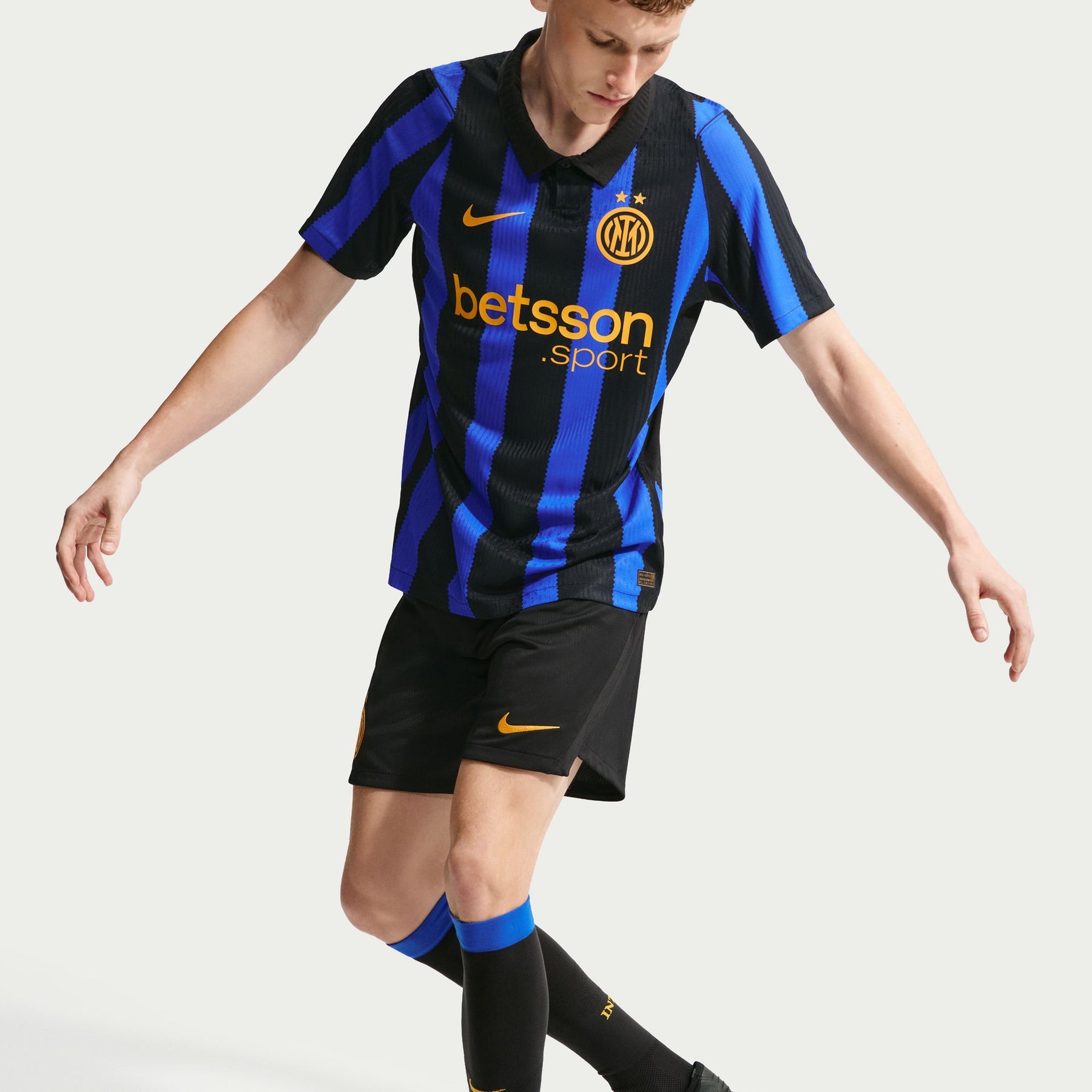 Áo Tay Ngắn Thể Thao Bóng Đá Nam Nike Inter Mnk Dfadv Jsyss Match Hm