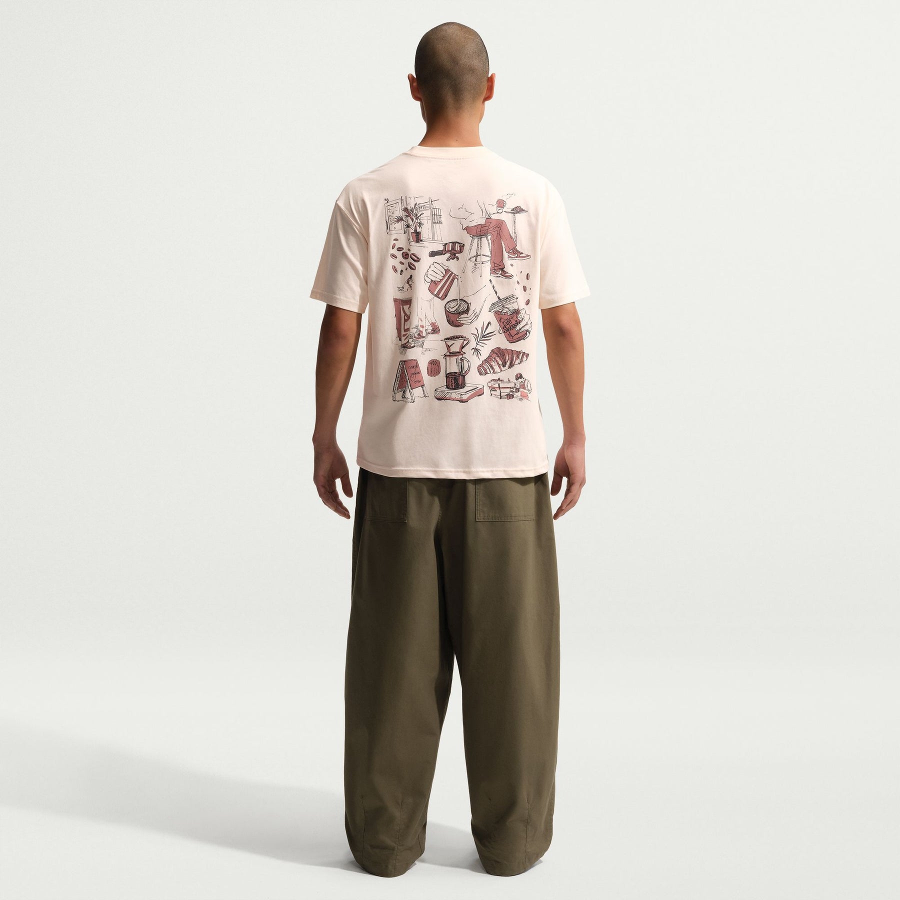 Áo Tay Ngắn Thể Thao Thời Trang Nam Nike As U Nsw Tee Lse Cafe Swoosh I