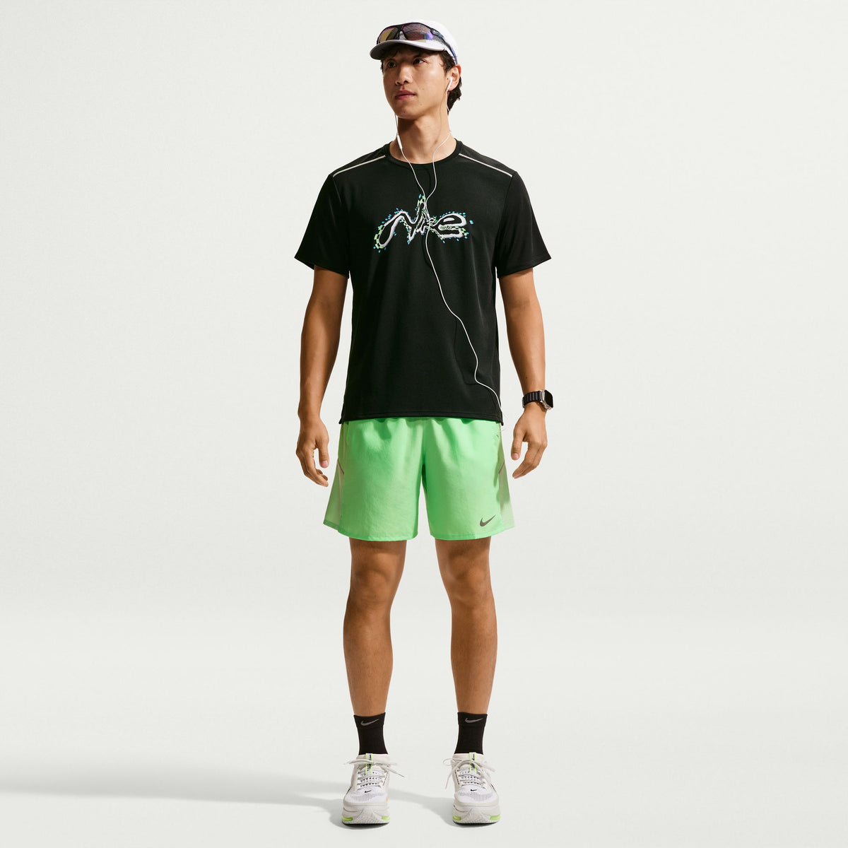 Áo tay ngắn thể thao chạy bộ Nam Nike AS M NK DF UV MILER HBR SS TOP