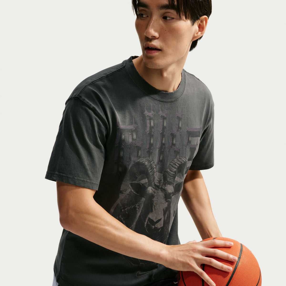 Áo Tay Ngắn Thể Thao Bóng Rổ Nam Nike As M Nk Tee M90 Og Blmr Goat