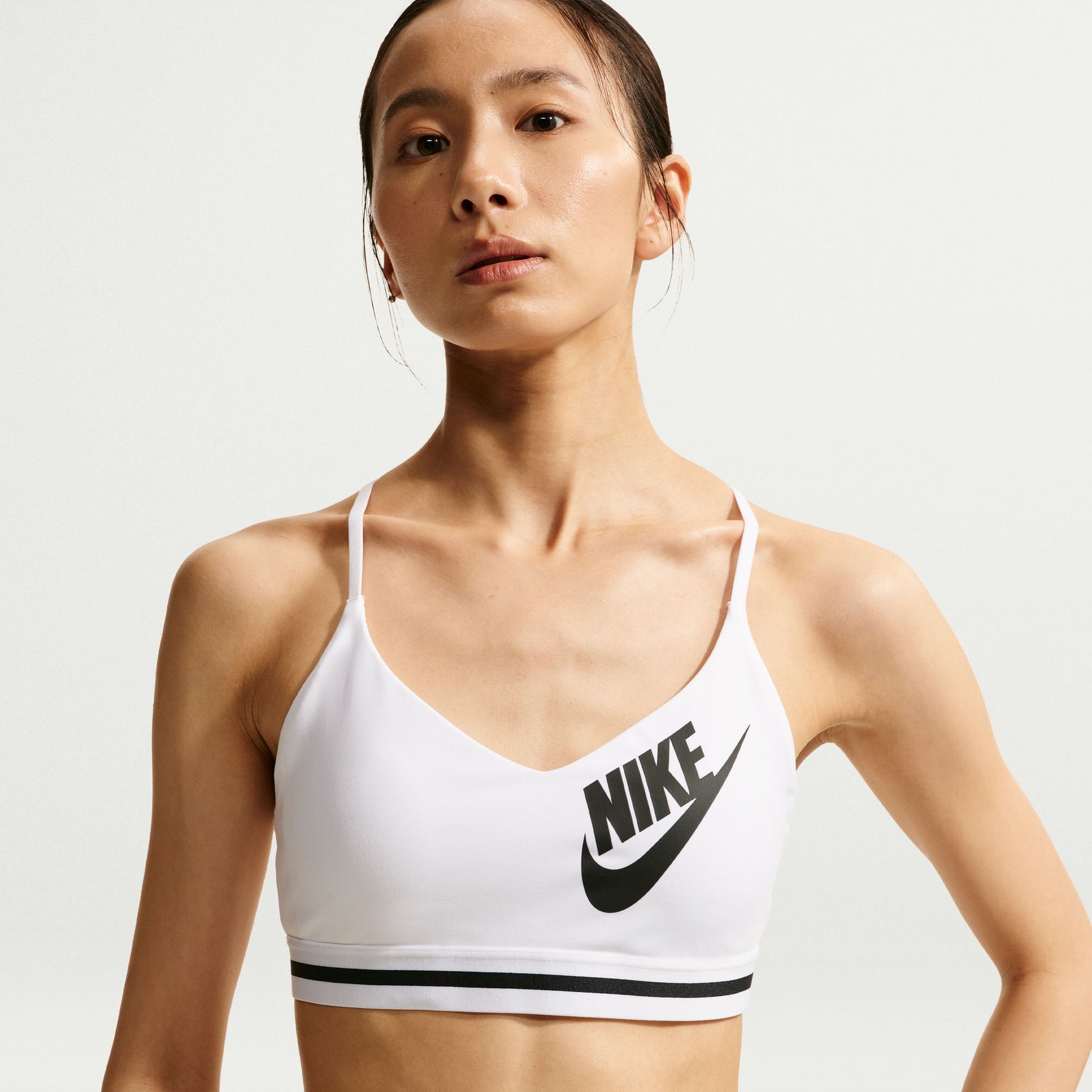 Áo Bra Thể Thao Tập Luyện Nữ Nike As W Nk Indy Ls Logo Bra