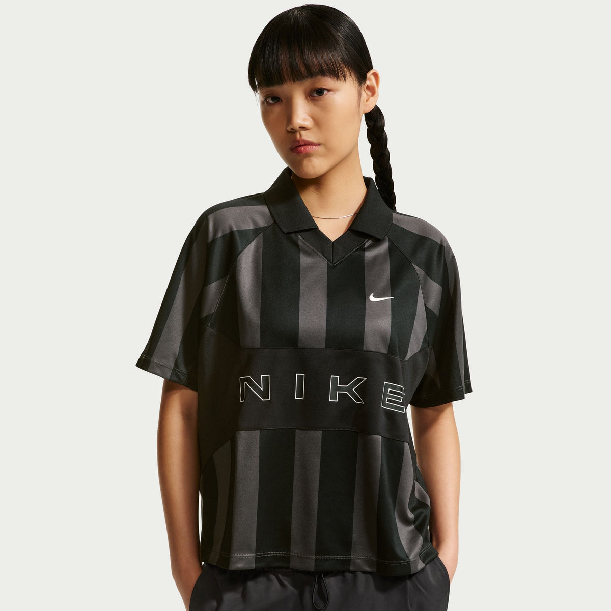 Áo Tay Ngắn Thể Thao Thời Trang Nữ Nike As W Nsw Street Oversized Ss Strp Jsy