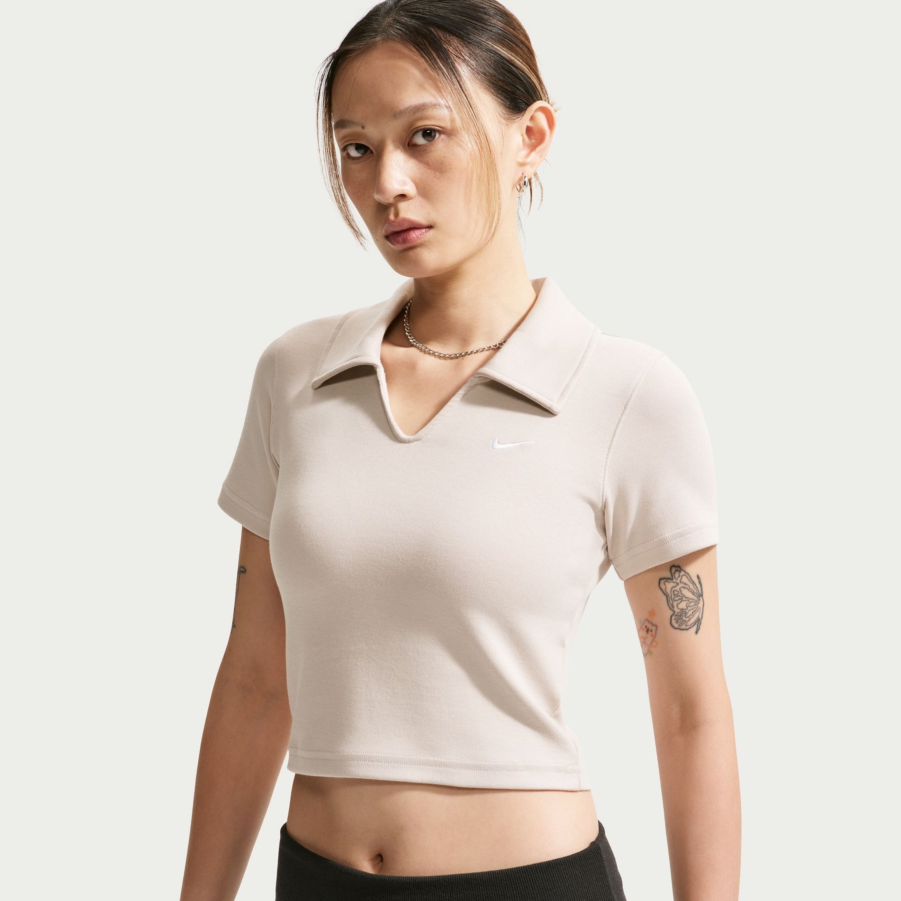 Áo Polo Tay Ngắn Thể Thao Thời Trang Nữ Nike As W Nsw Essntl Ss Polo Crp To