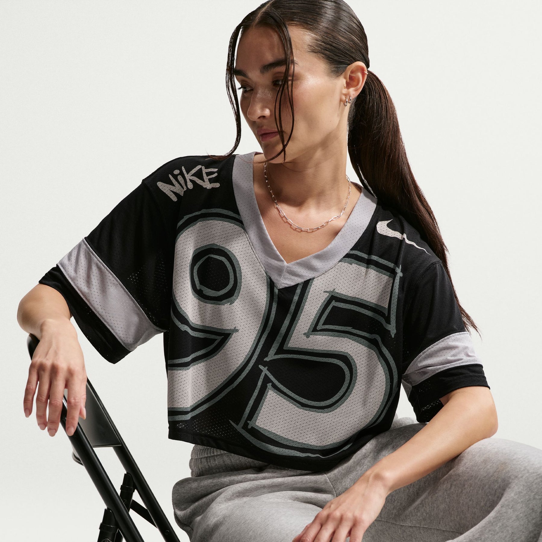 Áo Tay Ngắn Thể Thao Thời Trang Nữ Nike As W Nsw Crop Jersey