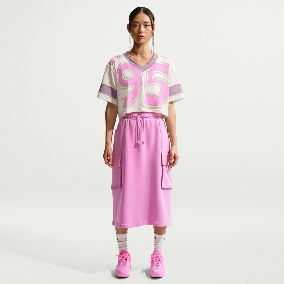 Áo Tay Ngắn Thể Thao Thời Trang Nữ Nike As W Nsw Crop Jersey