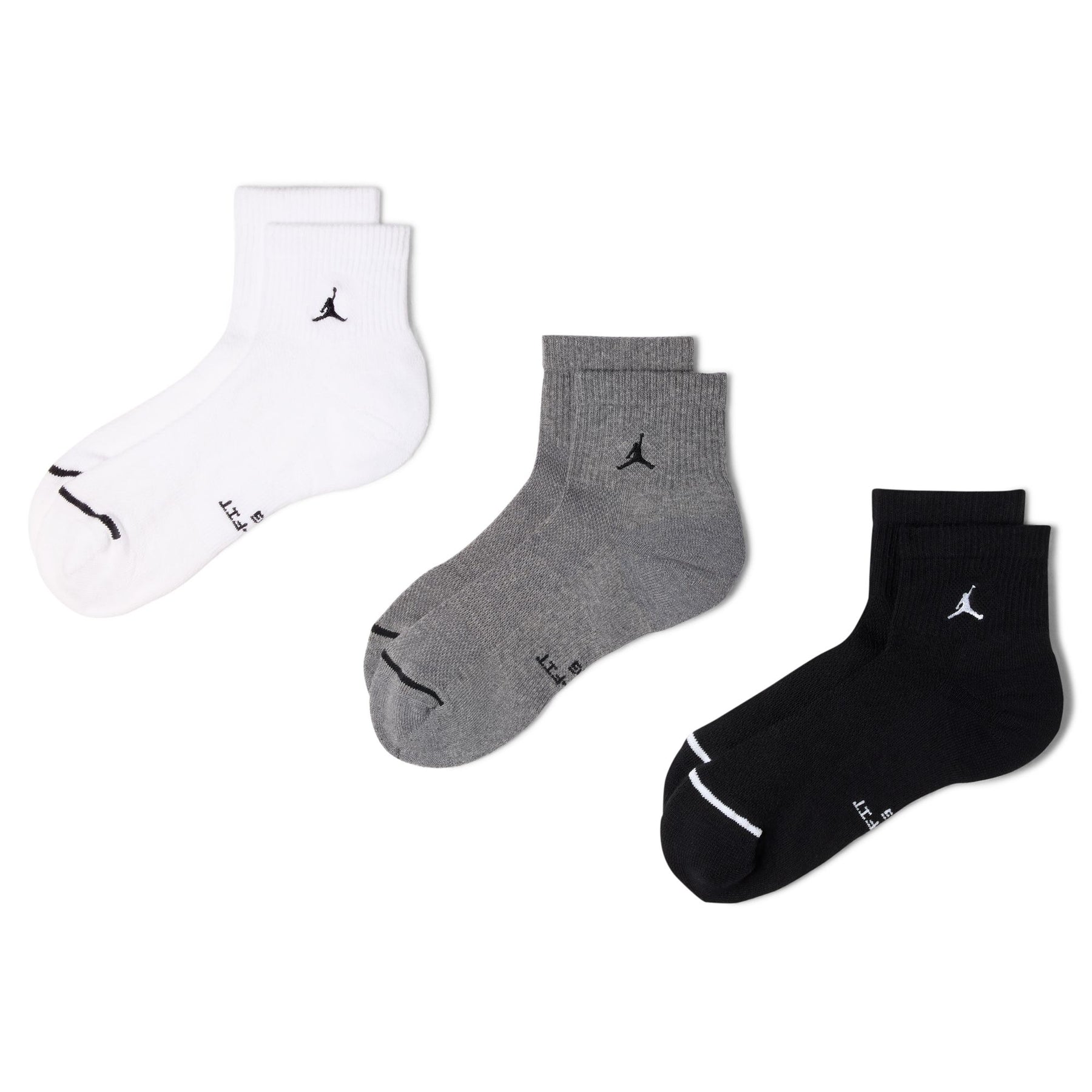 Vớ Thể Thao Thời Trang Unisex Nike U J Ed Elvd Ankle 3Pr - 144 (3 Đôi)