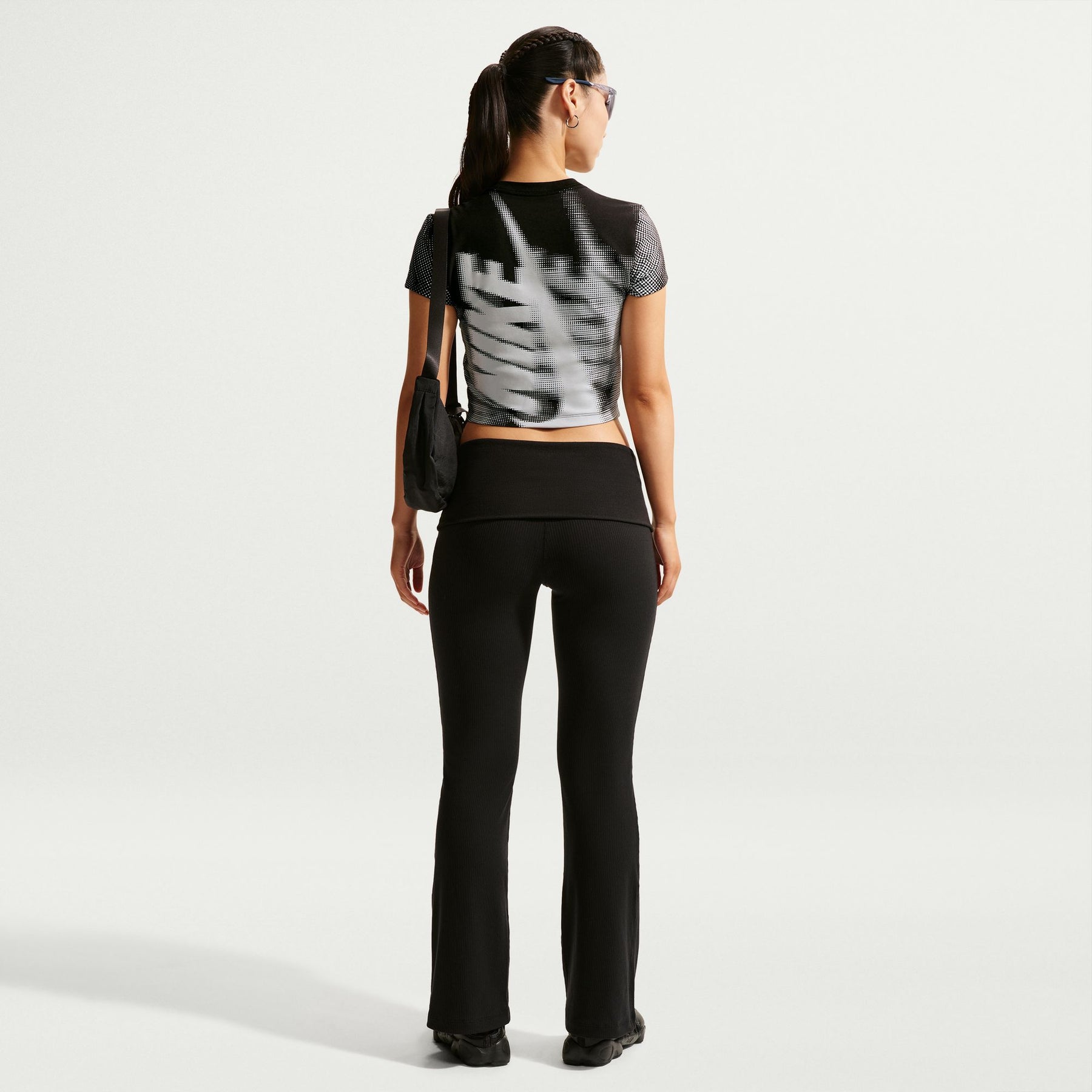 Áo Tay Ngắn Thể Thao Thời Trang Nữ Nike As W Nsw Chll Knt Crop Oc9 Tee