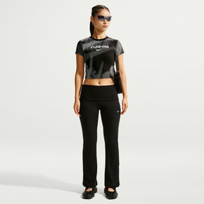 Áo Tay Ngắn Thể Thao Thời Trang Nữ Nike As W Nsw Chll Knt Crop Oc9 Tee