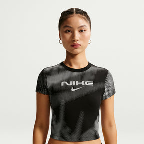 Áo Tay Ngắn Thể Thao Thời Trang Nữ Nike As W Nsw Chll Knt Crop Oc9 Tee