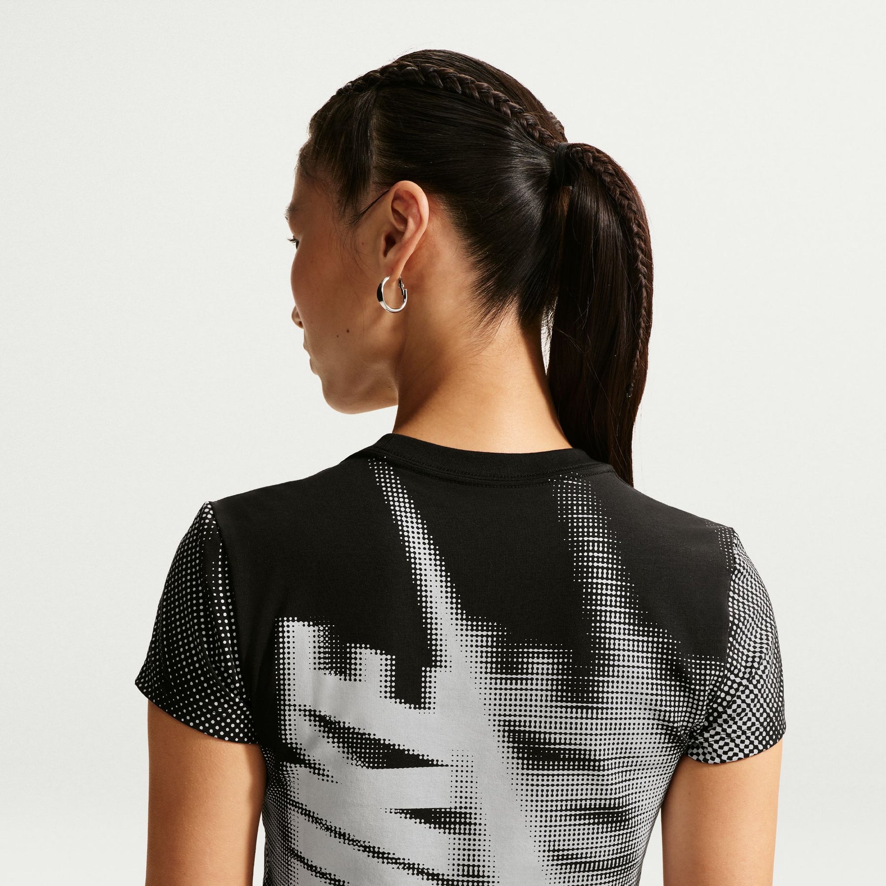 Áo Tay Ngắn Thể Thao Thời Trang Nữ Nike As W Nsw Chll Knt Crop Oc9 Tee