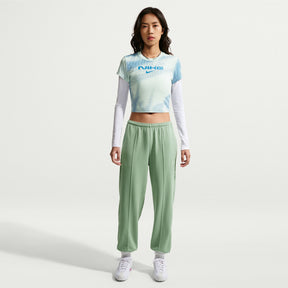 Áo Tay Ngắn Thể Thao Thời Trang Nữ Nike As W Nsw Chll Knt Crop Oc9 Tee