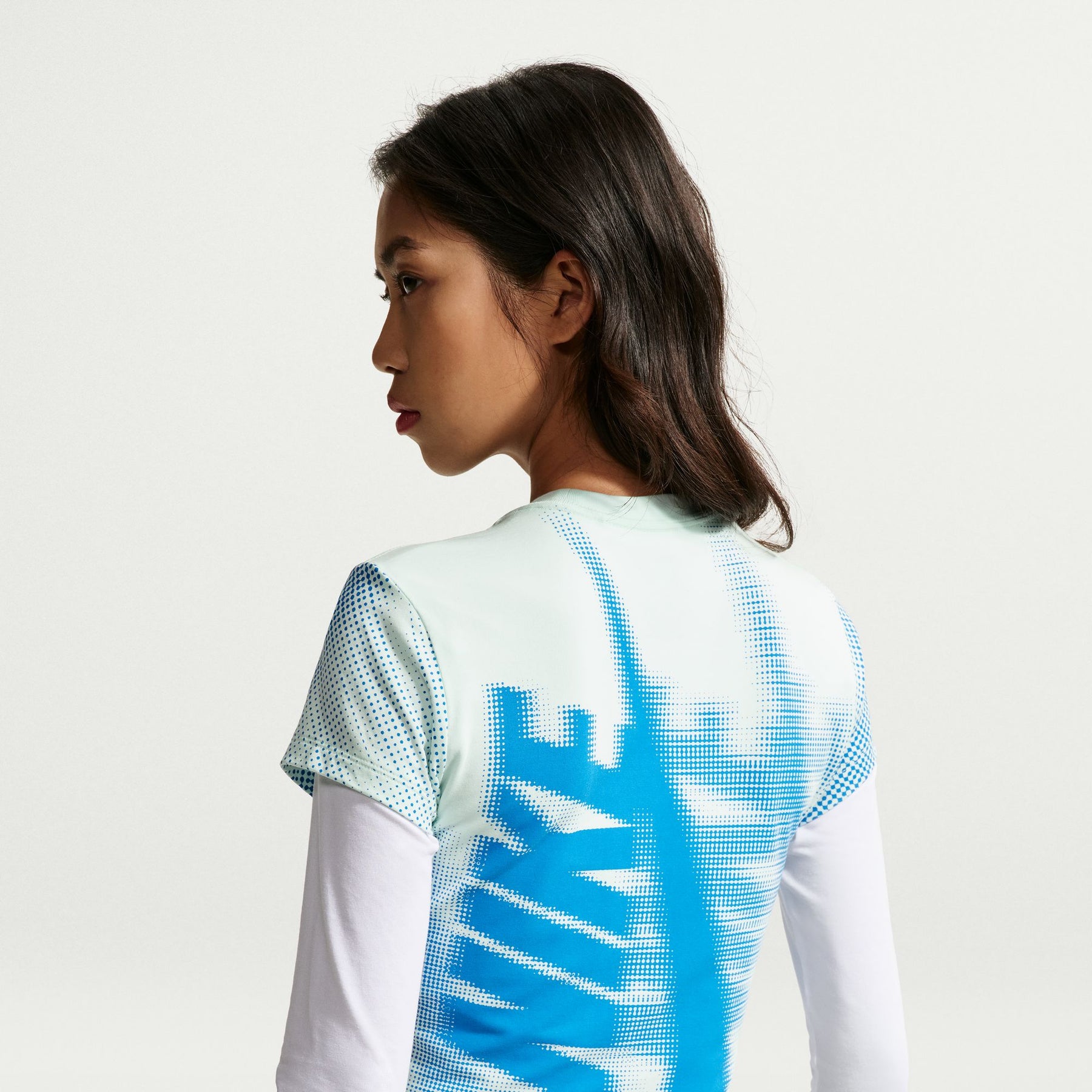 Áo Tay Ngắn Thể Thao Thời Trang Nữ Nike As W Nsw Chll Knt Crop Oc9 Tee