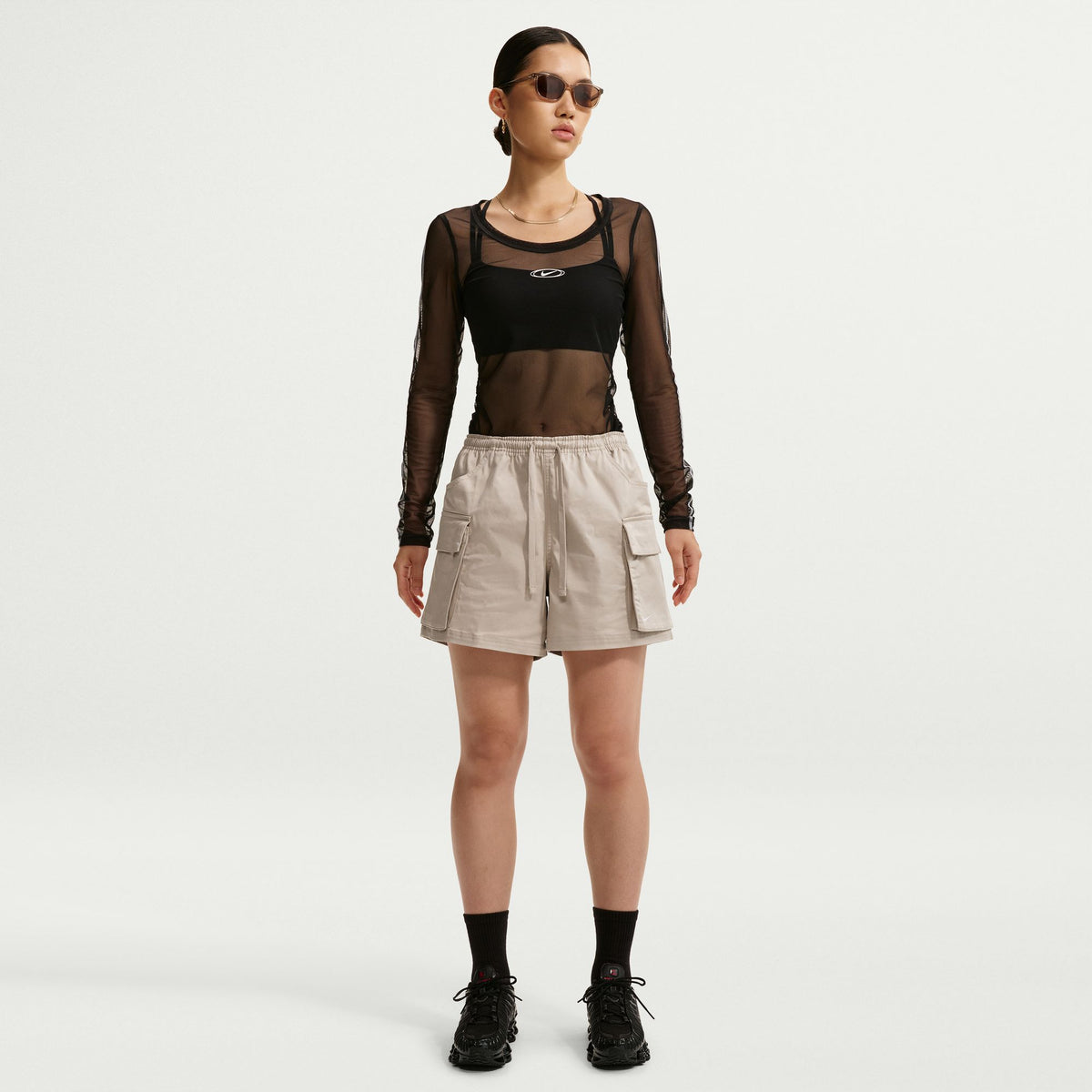 Quần Ngắn Thể Thao Thời Trang Nữ Nike As W Nk Street Utl Wvn Cargo S