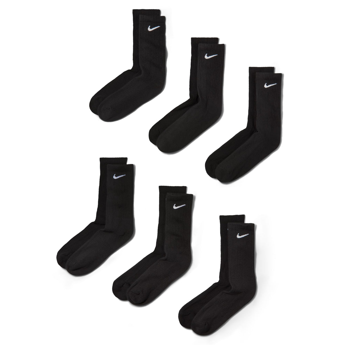 Vớ Thể Thao Tập Luyện Nam Nike U Nk Everyday Cush Crw 6Pr 132 (6 đôi)